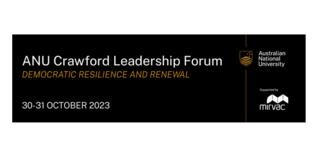 ANU Crawford Leadership Forum